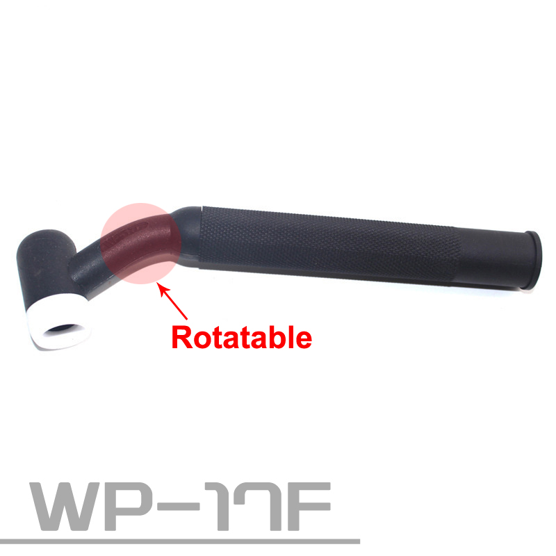 Torcia per saldatura Tig testa flessibile WP17 WP17F WP17V WP17FV torcia TIG corpo raffreddato ad aria testa girevole 150 amp accessori per saldatura Tig