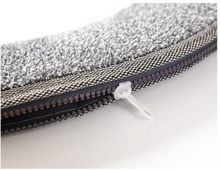 Hjemmelyst toiletpude fortykket med lynlås o-formet u-formet plys toilet siddende toilet sædepude toilet sædebetræk