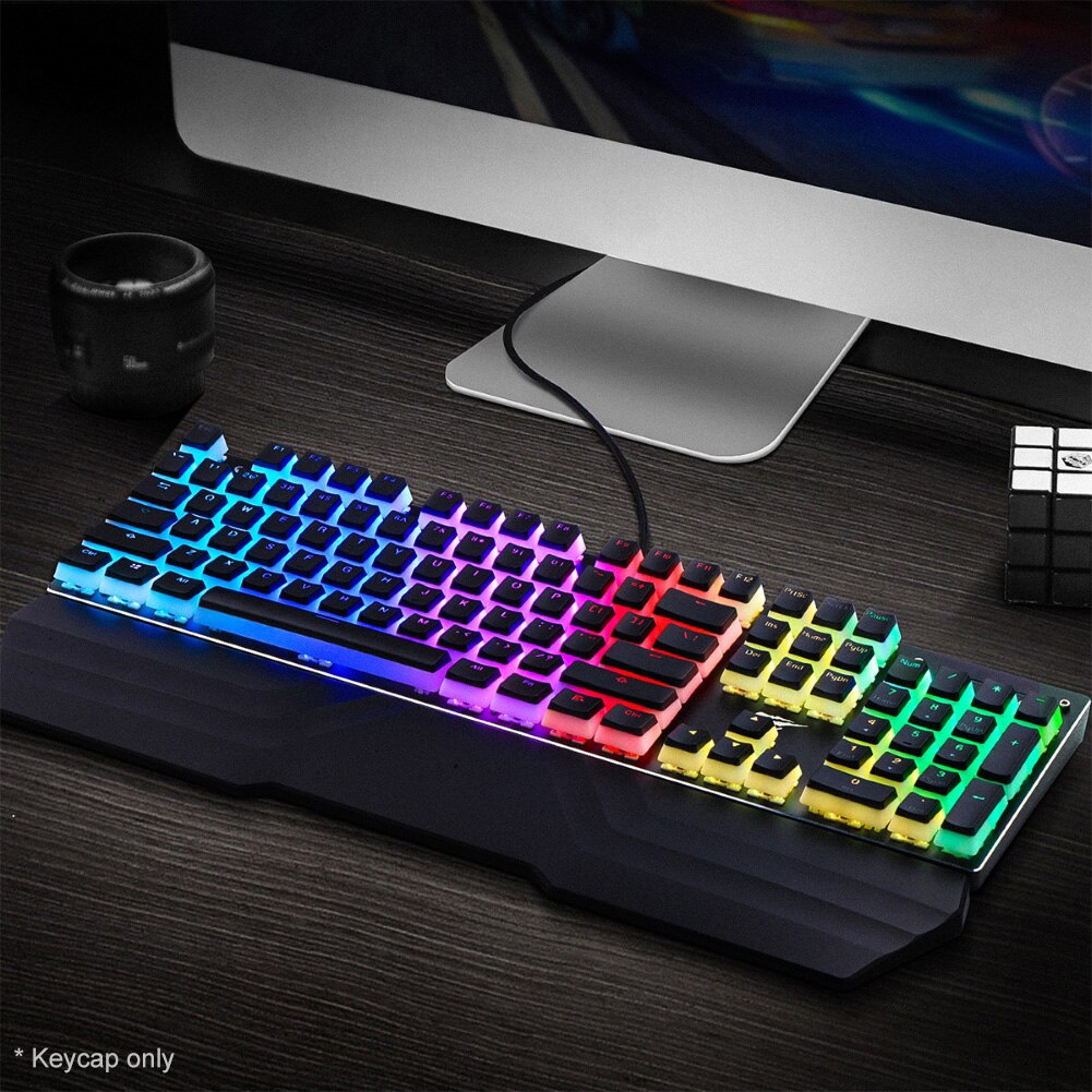 Klawisze podświetlenia klawiszy RGB 108 zamiennik klawiatury wiśnia/Kailh/Gateron/Outemu