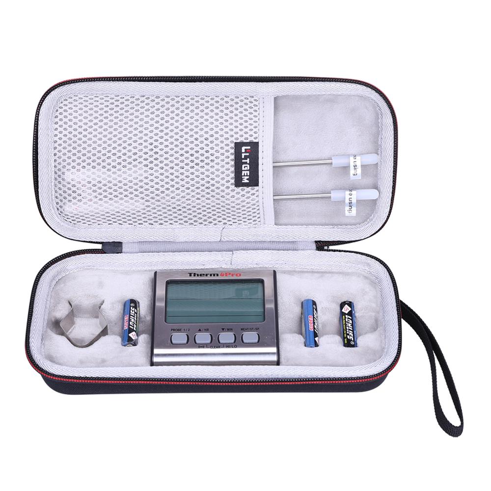 LTGEM EVA schwer Fall für Thermopro TP-17 Dual Sonde Digitale Kochen Fleisch Thermometer Großen Lcd-hintergrundbeleuchtung essen Grill Thermometer