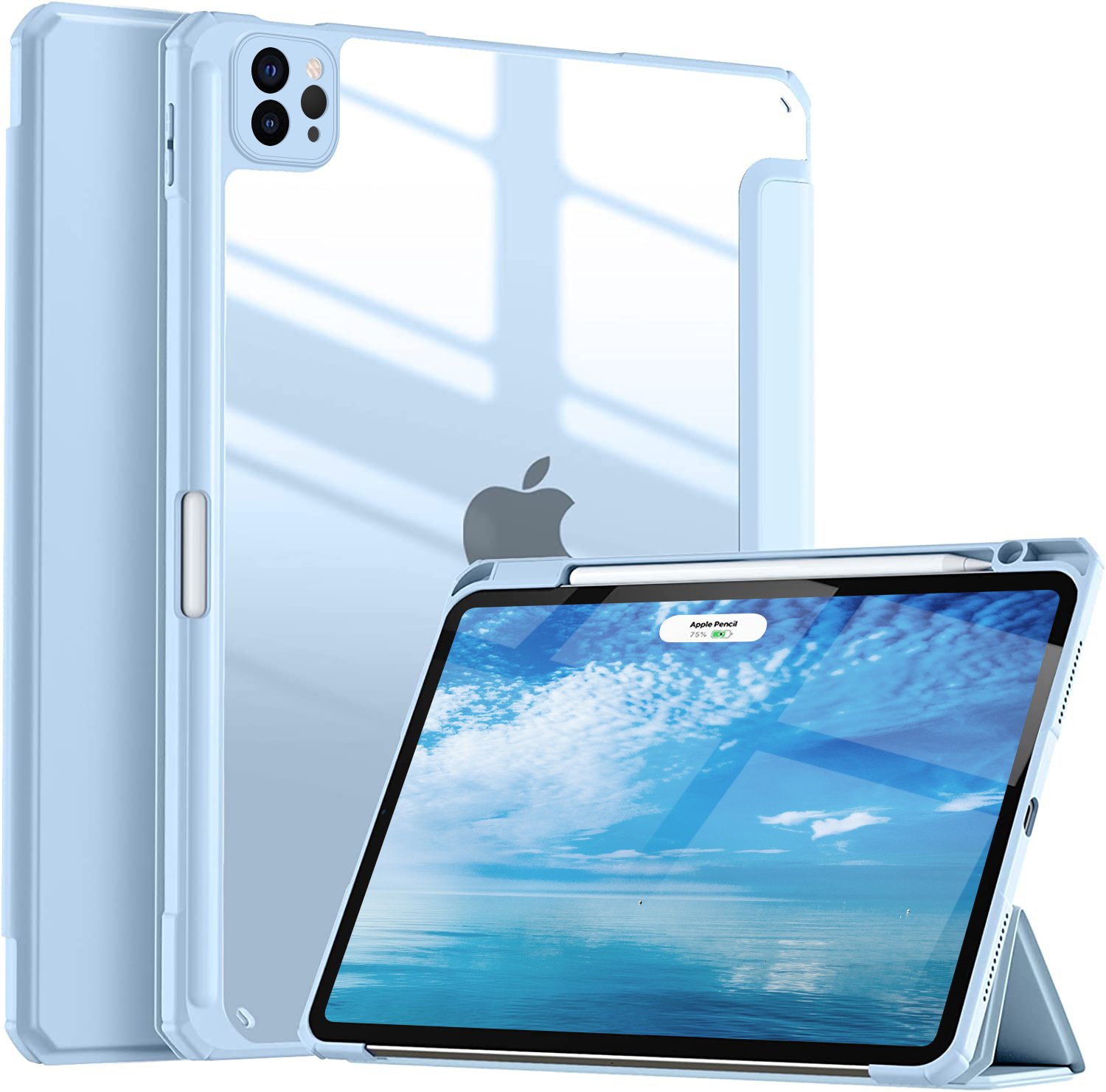 For iPad Case for iPad Pro 11 12 9 10th Generation Cases 9th Generation Case for iPad Air 4 Air 5 Case 10.2 9 Generation: iPad Pro12.9 / Navy Blue