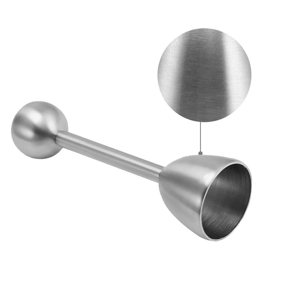 5Pcs Stainless Steel Raw Egg Shell Topper Kit Egg Cups Egg Opener Knocker Tool Kit