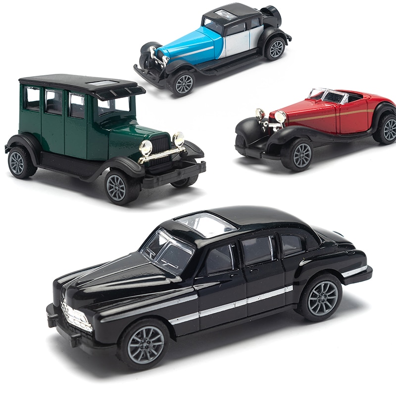 1:43 lega Vintage pressofuso modello di auto classico tirare indietro modello di auto Replica di veicoli in miniatura per la raccolta regalo per bambini adulti