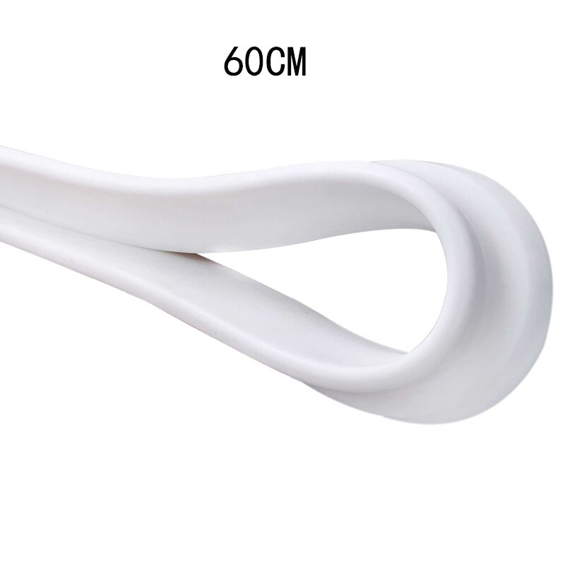 Bathroom And Kitchen Water Stopper Flood Barrier Rubber Dam Silicon Water Blocker Dry and Wet Separation Water Retaining Strip: 60cm