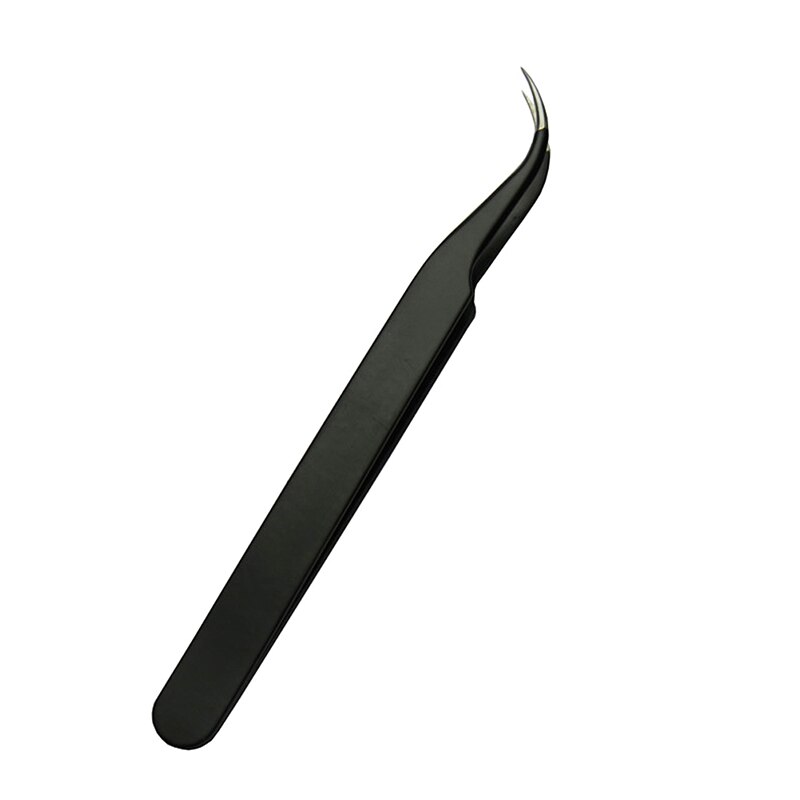 Rostfritt stål böj böjd pormask akne klämma pincett finne komedon remover kit ansiktsrengöring 3 färger: Svart