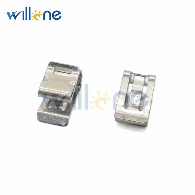 Willone-Clip de Cable Solar PV de acero inoxidable, abrazadera para instalación de Cable Solar PV, 100 piezas