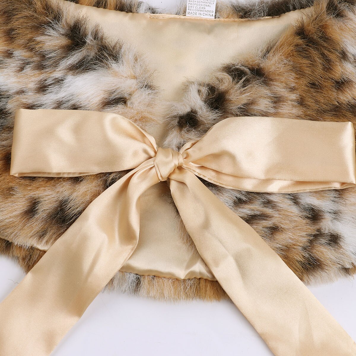 Autunno inverno bambini ragazze pelliccia sintetica Bolero coprispalle giacca bambini festa Flowe abiti da ragazza avvolgere scialle mantello mantello principessa