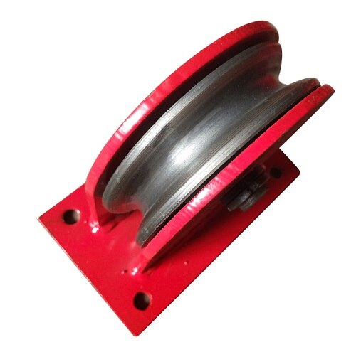 0.5T 80MM 1-wheel Land lifting wheel fixed pulley block roller steel wire rope lifting chain hoist chain block crane lifting