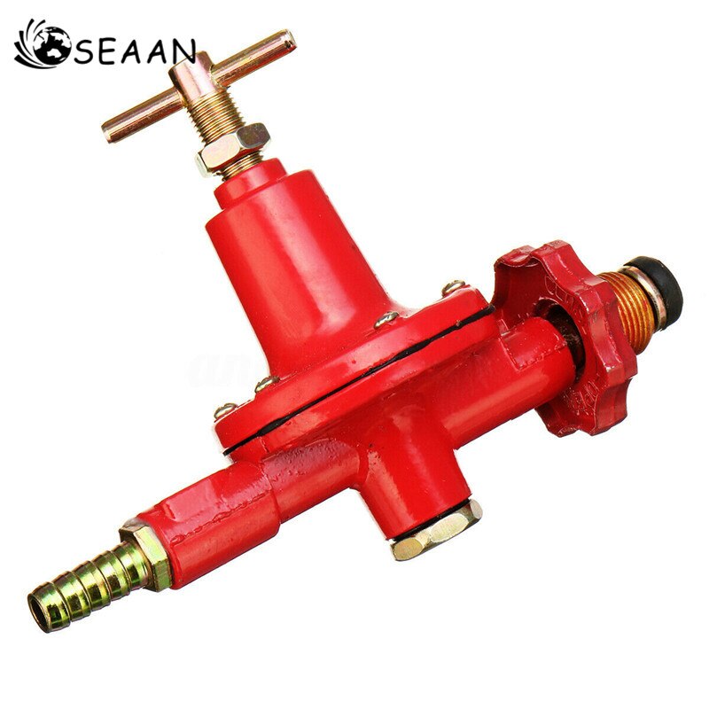 SEAAN, 1 Uds., 0-30PSI, regulador ajustable de propano de alta presión, Gas licuado, para exteriores, barbacoa, quemador, freidora, válvula, presurizador eléctrico