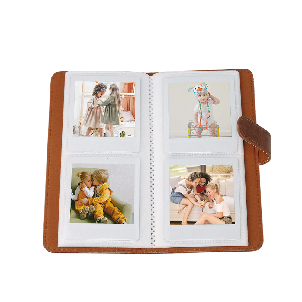 Nouvel Album Photo rétro en PU à 80 poches, adapté au Film carré Instax pour Fujifilm Instax Square SQ1 SQ6 SQ10 SQ20 SP-3, Films d'imprimante P