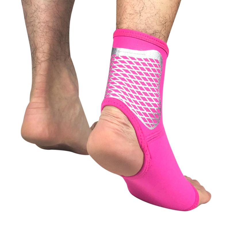 1 stk elastisk nylonstrop ankelstøttebøjle badminton basketball fodbold ridning taekwondo fitness hælbeskytter