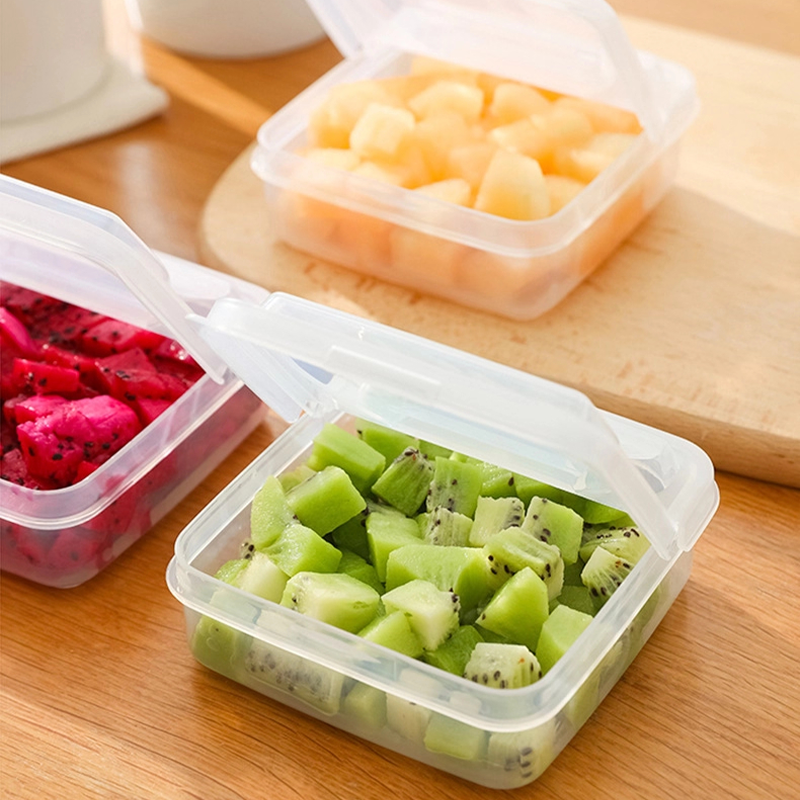 Kühlschrank Müsli Käsebox Organizer fallen Lebensmittelbehälter Küche Kühlschrank Kaffee Aufbewahrungshalter Frisches Gemüse Obstkorb