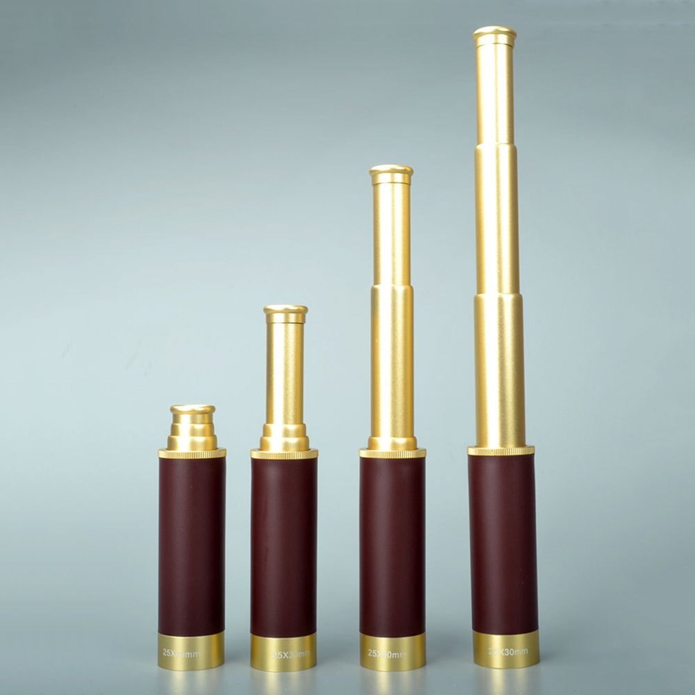 Pirates of the Caribbean 25x30 Telescope Monocular Telescope Optics Nautical Brass Spyglass Maritime Outdoor Camping