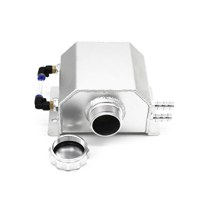 1l olie dåse universal aluminium bil olie fangst tank reservoir tank brændstoftank