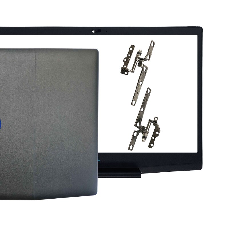 Dla Dell serii G G3 15 3590 tylna pokrywa TOP case LCD do laptopa powrót Cove 0747KP niebieski/czerwone logo 0YGCNV 03HKFN/pokrywa przednia/zawiasy L &amp; R: Blue LOGO A B H