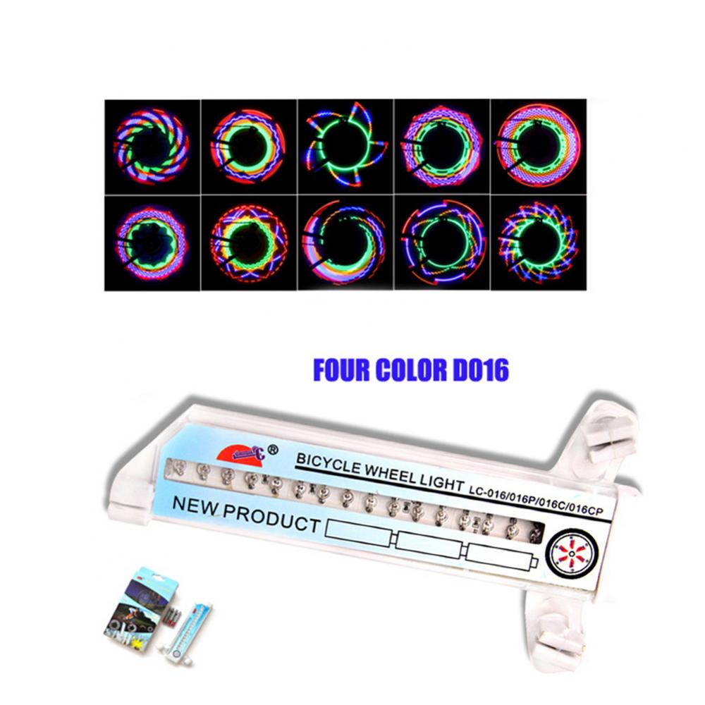 80% 32LED DIY Bicycle Light Colorful Bike Wheel Spoke Light Cycling Tire Signal Lamp Night Safety Bicycle Accessories