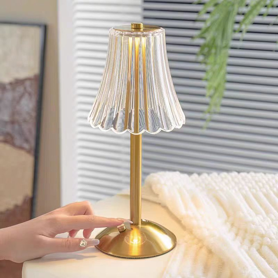 LED Tisch Lampen berühren Sensor Schreibtisch Nachtlicht USB Aufladbare Tragbare Schlafzimmer Nachtlicht Lesen Lampen Dekor Licht