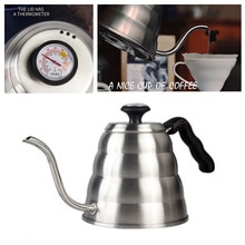 1200ML Coffee Gator Pour Over Kettle Stainless steel kettle Gooseneck Spout with Thermometer for Coffee Kitchen Water Tools