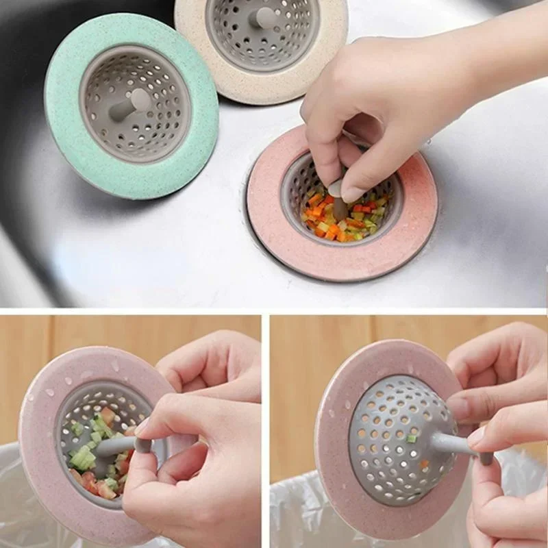 Bouchon de vidange de sol pour la maison, attrape cheveux, crépine d'évier, filtre d'égout, couvercle de douche, accessoires d'évier