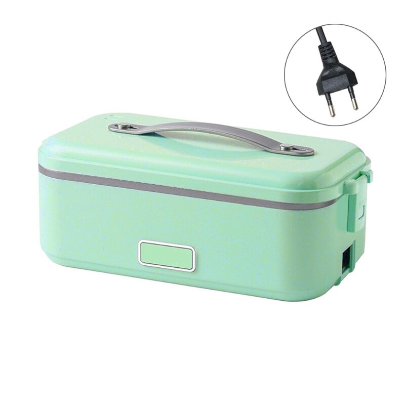 Electric Lunch Box Portable Food Heater 2 in 1 for Car/Truck Work Washable Stainless Steel Portable Food Warmer