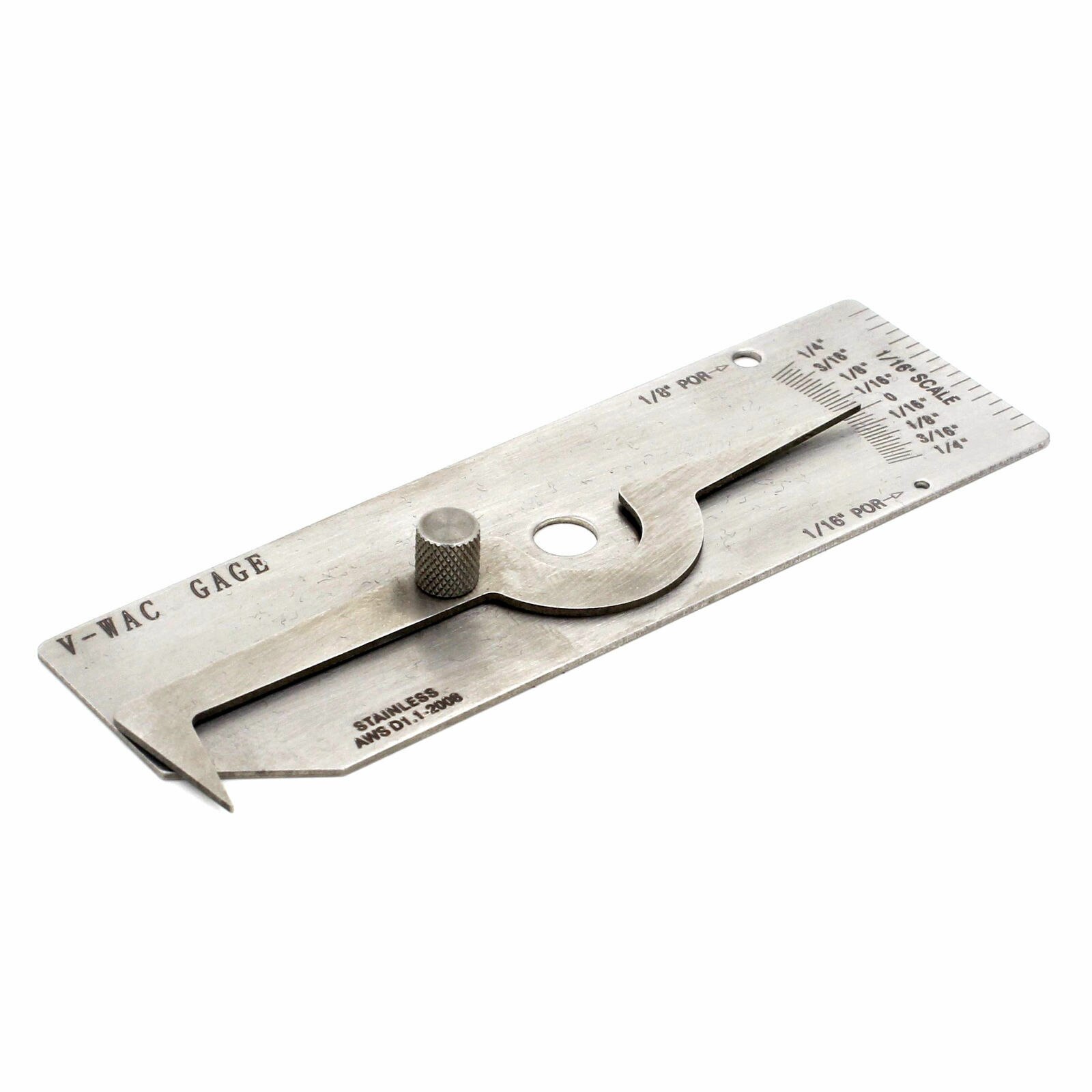 Standard V-Wac Gage Welding Biting Edge Undercut Inspection Gauge INCH