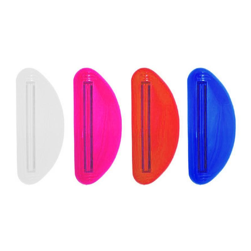 Verkoop Plastic Tube Squeezer Dispenser Handsfree Squeeze Dispenser Willekeurige Portable Rolling Tandpasta Squeezer Badkamer Tool