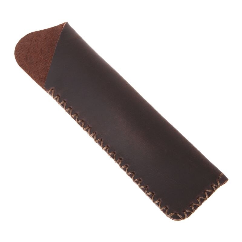 Retro Leather Pen Holder Ballpoint Pen Protective Sleeve Cover Handmade Fountain Pouch For Holding Single Pen For Office: 1