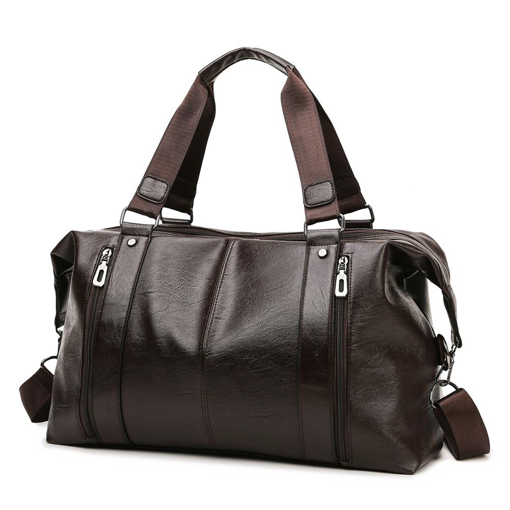 voyage sacs à main de en cuir décontracté sac de sport sac de voyage grand bureau sacs à bandoulière pour homme XA532ZC: Brown new