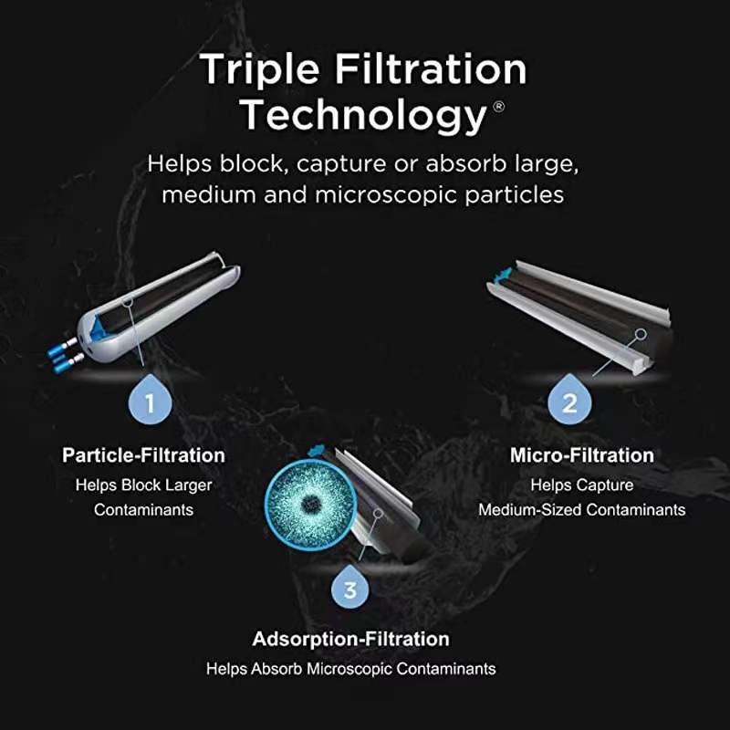(1-4PCS) Replace EDR3RXD1 Refrigerator Water Filter For Filter3，4396841，4396710，9083，w10121145