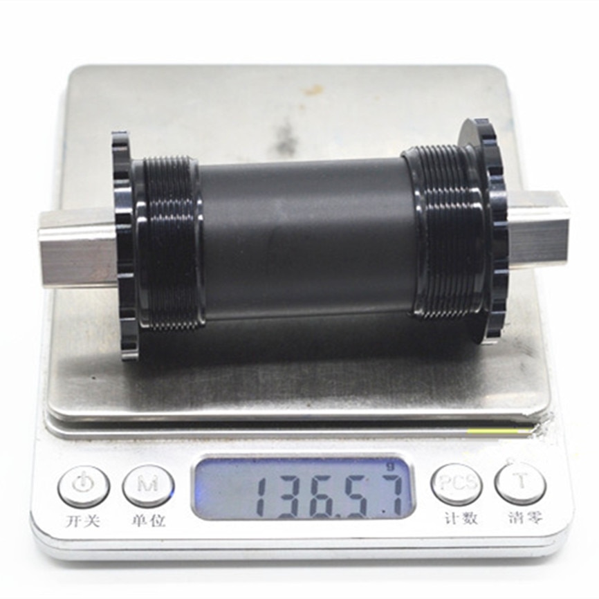Hopfällbar cykel titanium legering bottenfästen  bb68*103l ihåliga titan axel 412 fyrkantiga hål vevaxel 103mm cykel axel