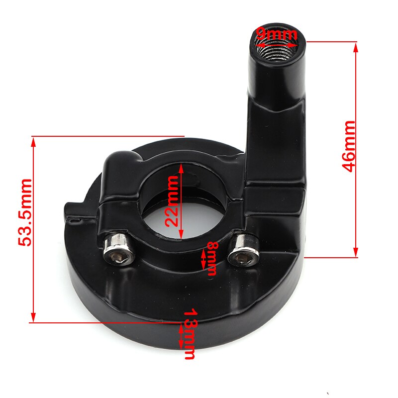Aluminum Throttle Cable Holder Housing for Electrical Motorbike Accelerator Mount Holder Gas Seat Turn the Throttle Handle parts