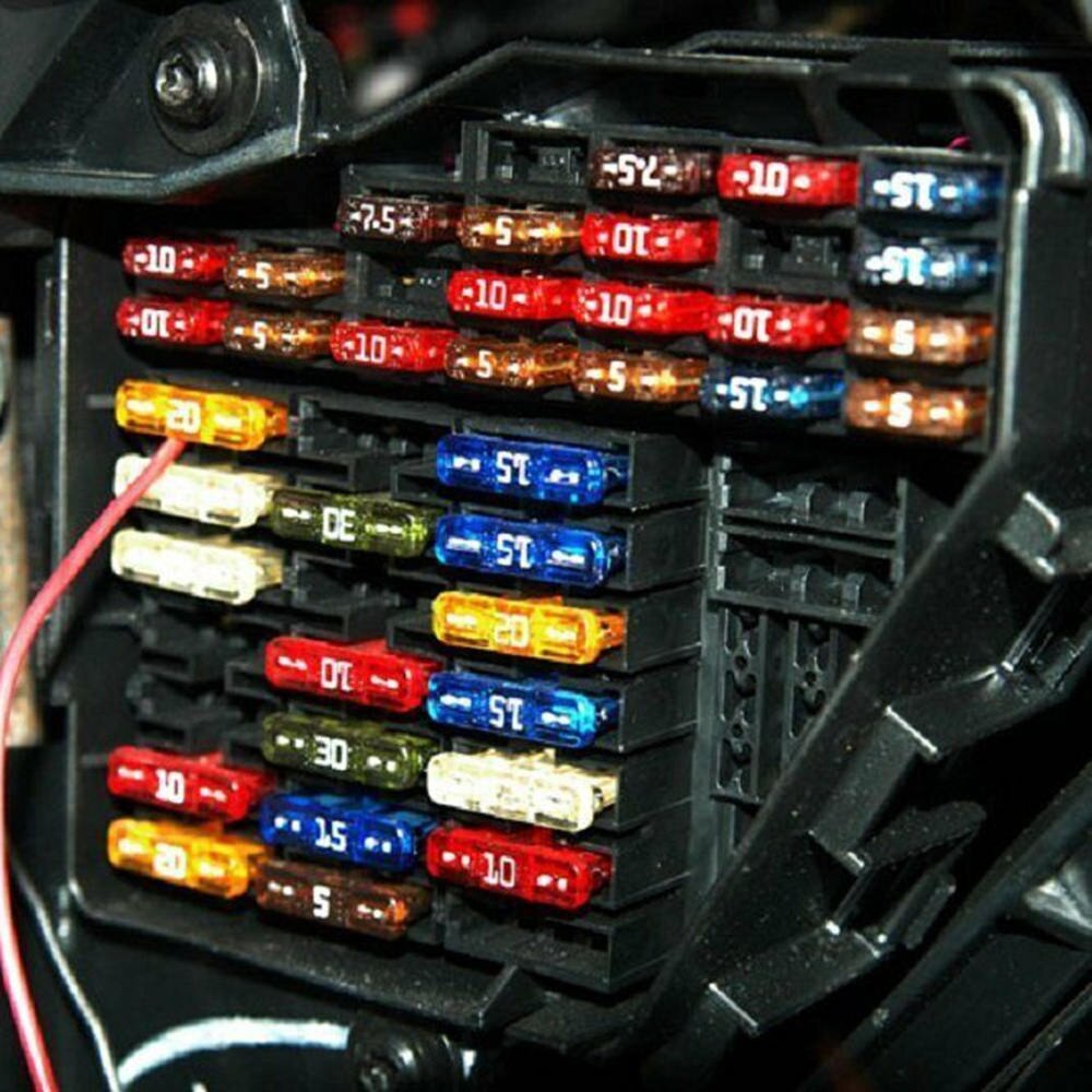120Pcs Assorted Car Truck Mini Low Profile Fuse Micro Blade Fuse Set Kit