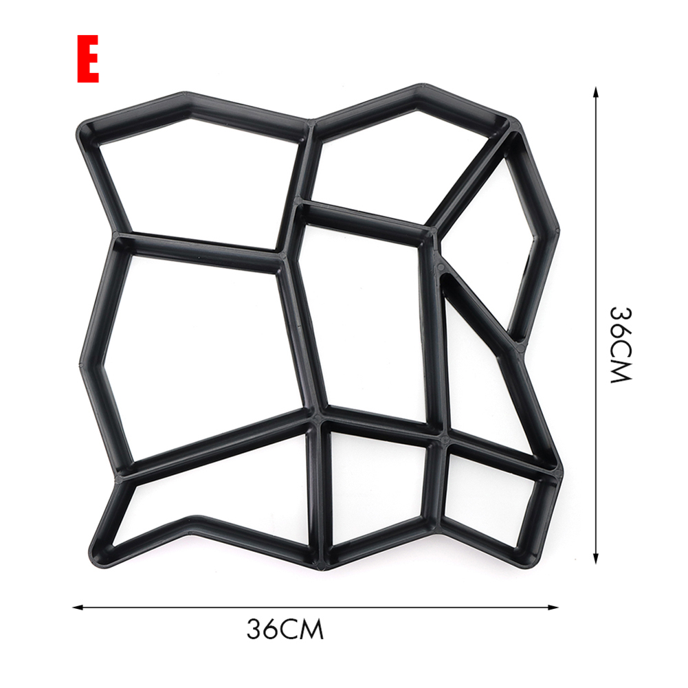 Home tuin bestrating mallen diy plastic loop handmatig weg pad maker tuin propyleen bestrating cement baksteen steen beton mal: Stijl e