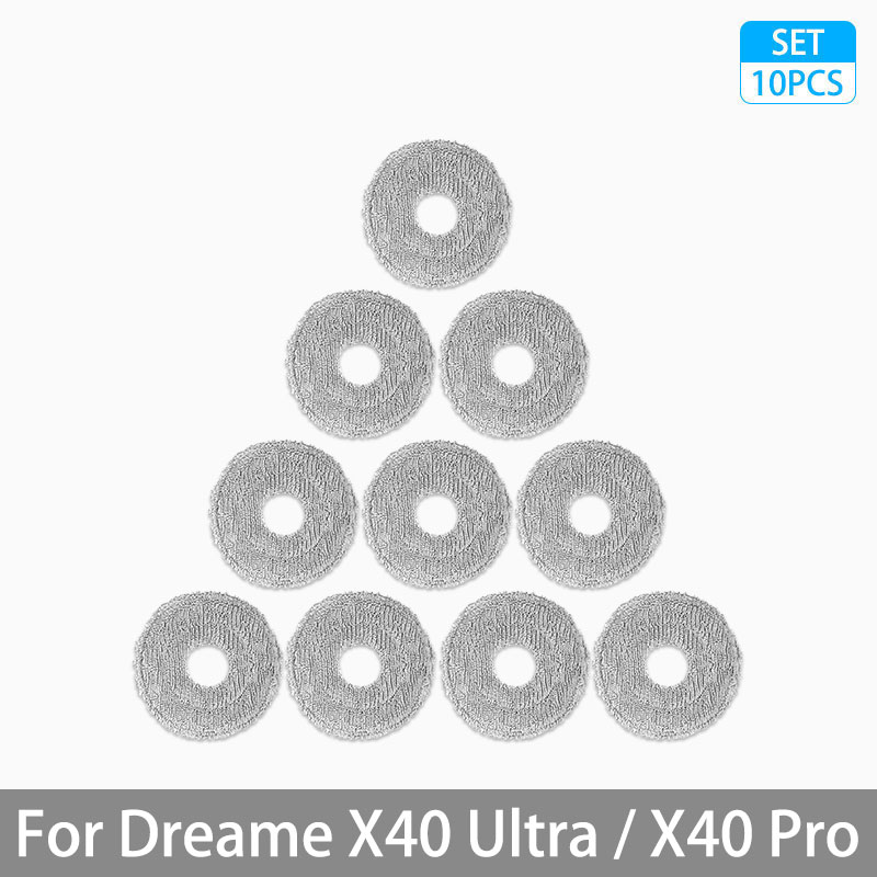 For Dreame X40 Ultra / X40 Pro Accessories Rubber Main Side Brush Mop Cloth Dust Bag HEPA Filter Robot vacuum Replacement Parts: MULTI