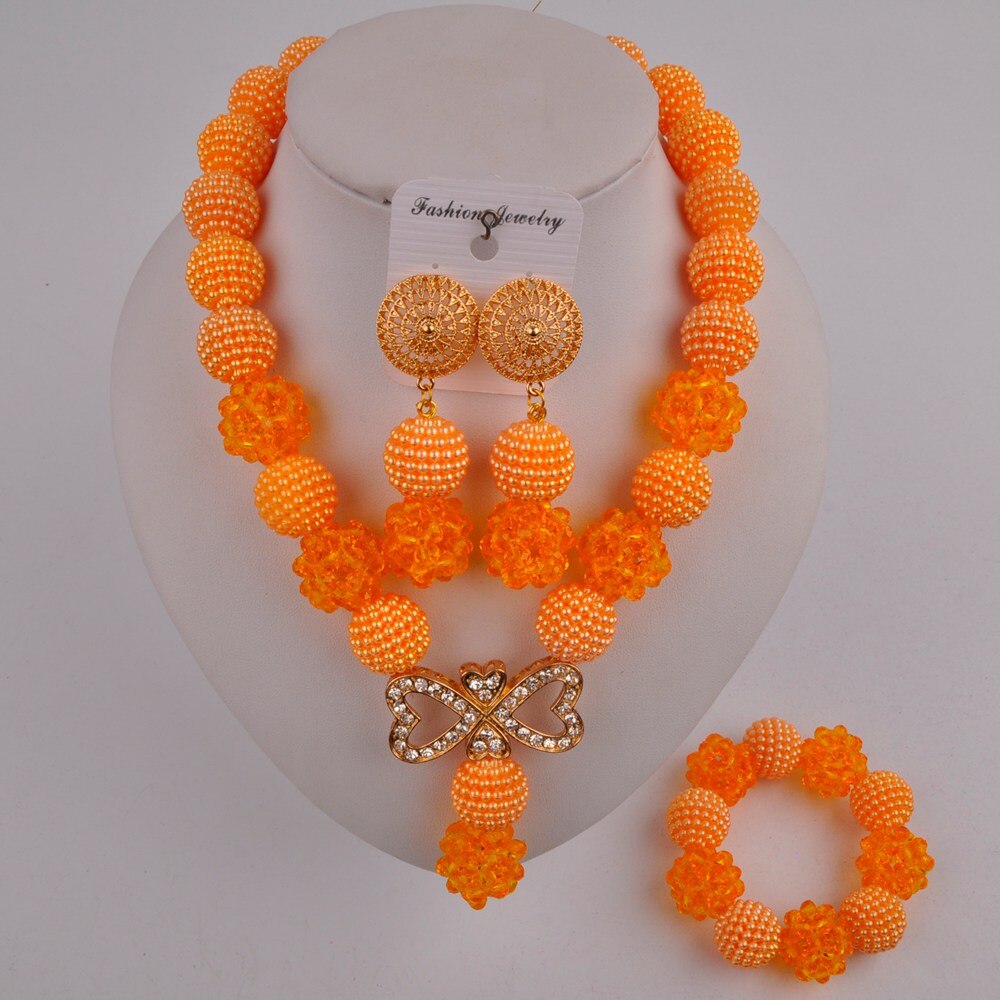 Nigeriaanse bruiloft, prachtige bruidssieraden, afrikaanse sieraden, rode imitatieparel, kristallen sieradenset xx -82