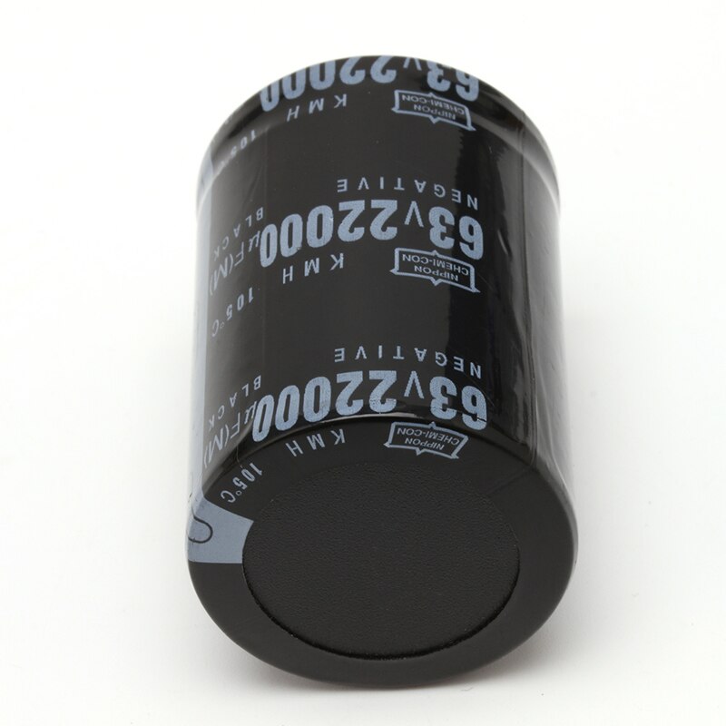 22000UF 63V Aluminum Electrolytic Capacitor 105C Dimension 35x50mm Cylindrical