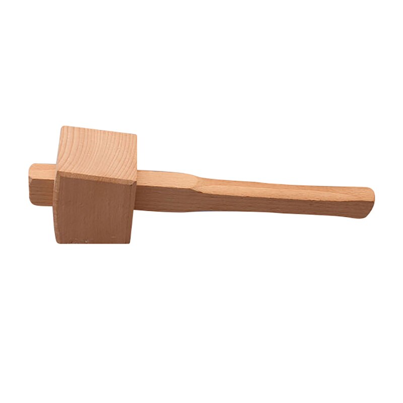 High Hardness Wooden Mallet Hammer Beech Solid Carpenter Woodworking Hand Tool For DIY Installation Wood Hammer