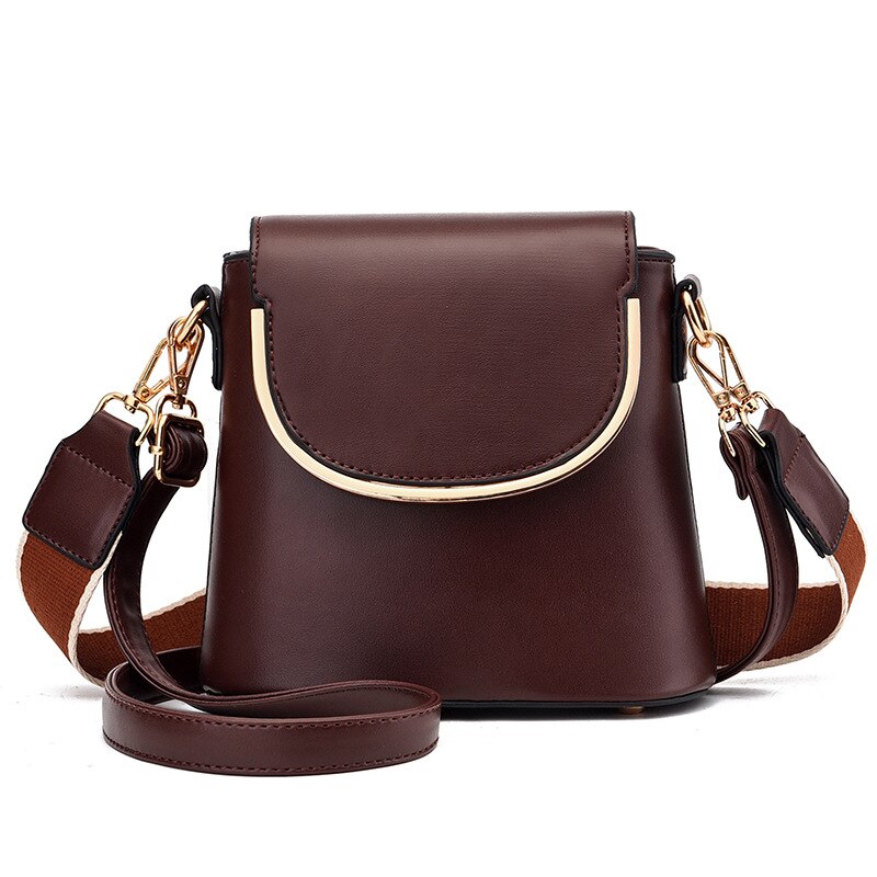 Yogodlns mini Cuoio dell'UNITÀ di elaborazione di Borsa con Tracolla per Le donne Borsa Secchiello 2020 Borsa A Tracolla piccola Borsa Femminile di Lusso Solido Borse: caffè