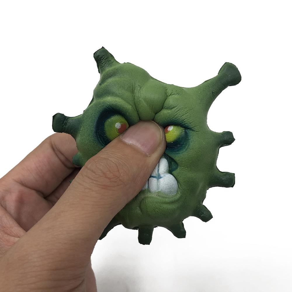 squishy virus Toy Tricky Simulation Virus Slow Rebound Decompression Venting PU Toy