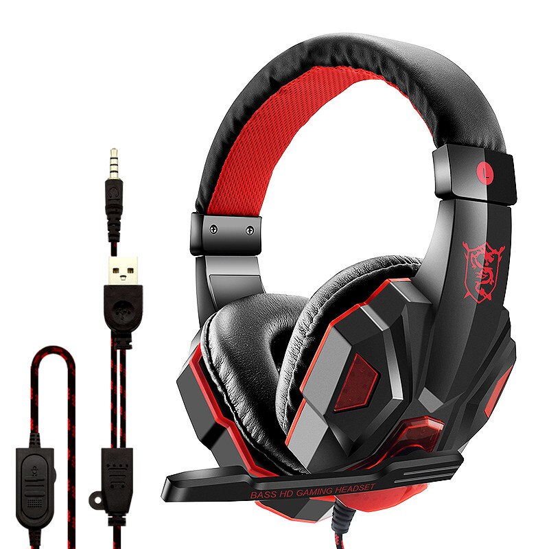 DATI RANA Wired Gaming Auricolari per il telefono Mobile Cuffie Mic Stereo Cena Bass per Sony PlayStation 4 PS4 Auricolare: without box