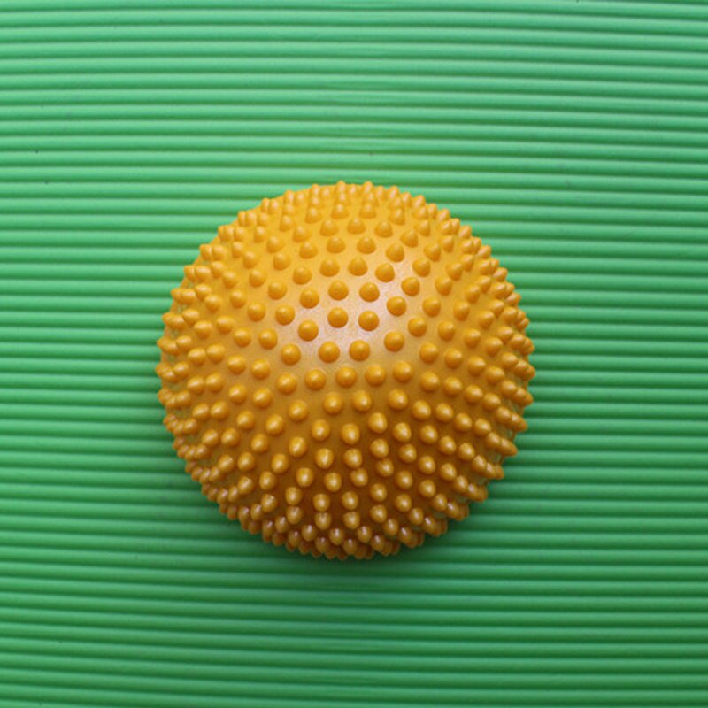 Aufblasbare Halb Kugel Yoga Bälle PVC Massage Fitball Übungen Trainer ausgleichen Ball Für Fitnessstudio Pilates Sport Fitness BN99: Gelb