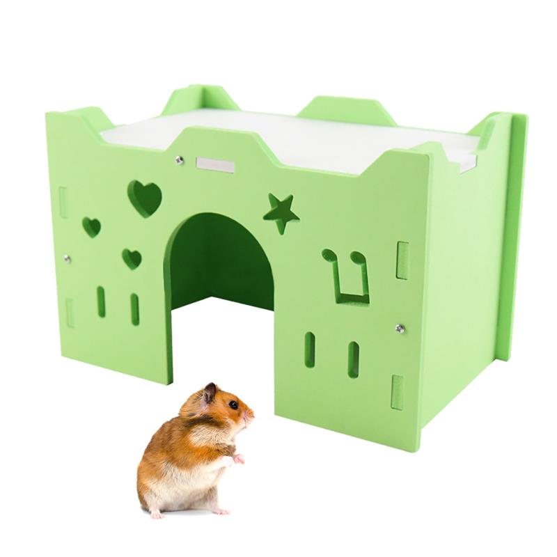 Hamster planque bricolage petit Animal maison hérisson cochon d'inde Totoro nid Animal grotte drôle Hamster accessoire