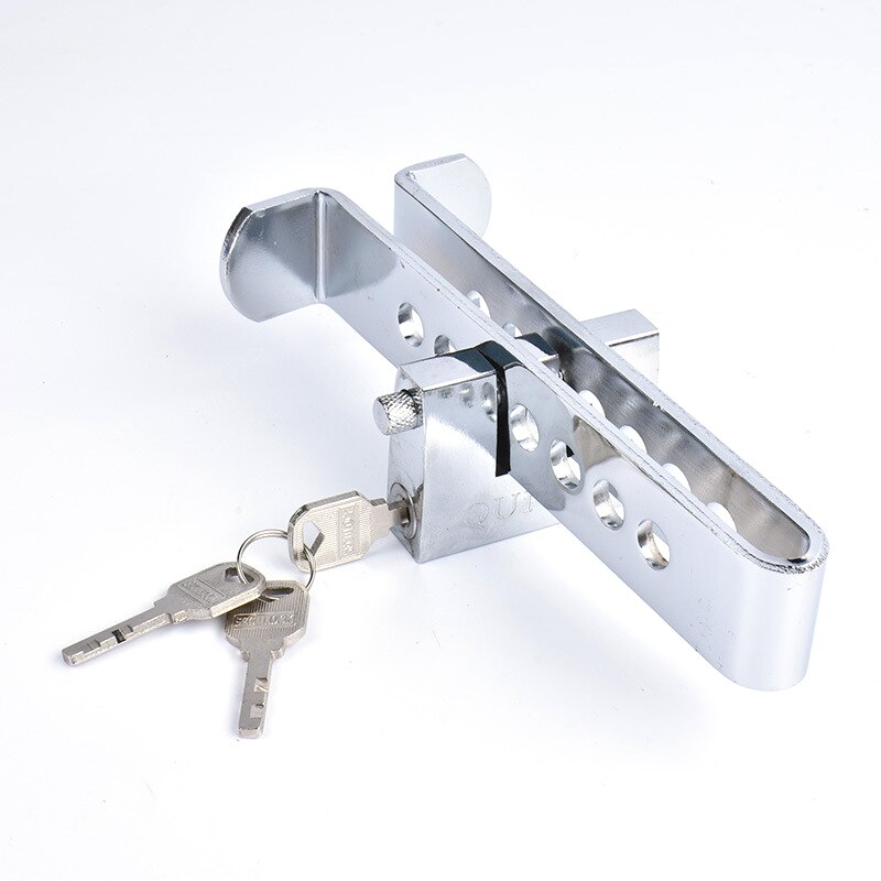 Universal Brake Pedal Lock Throttle Accelerator Security Steel Stainless Anti-Theft Tool Pedal Lock Car Truck Clutch Lock Auto