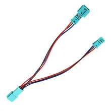 3 Pin Car Tool Cupholder LED Ambient Light AC/Radio Adapter Y Cable Fit For BMW F30 F31 F80 M3 High Y-adapter Cable