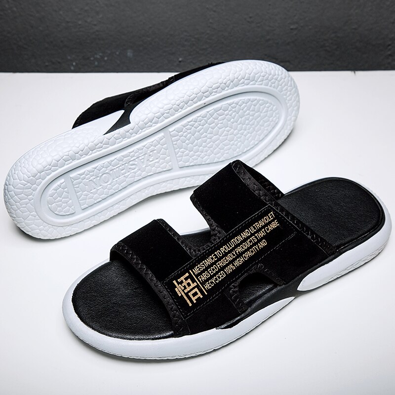 Pantoufles de gladiateur kaki pour hommes, sandales de plage, de stylistes, Super Cool, chaussures Mule, collection sans lacet