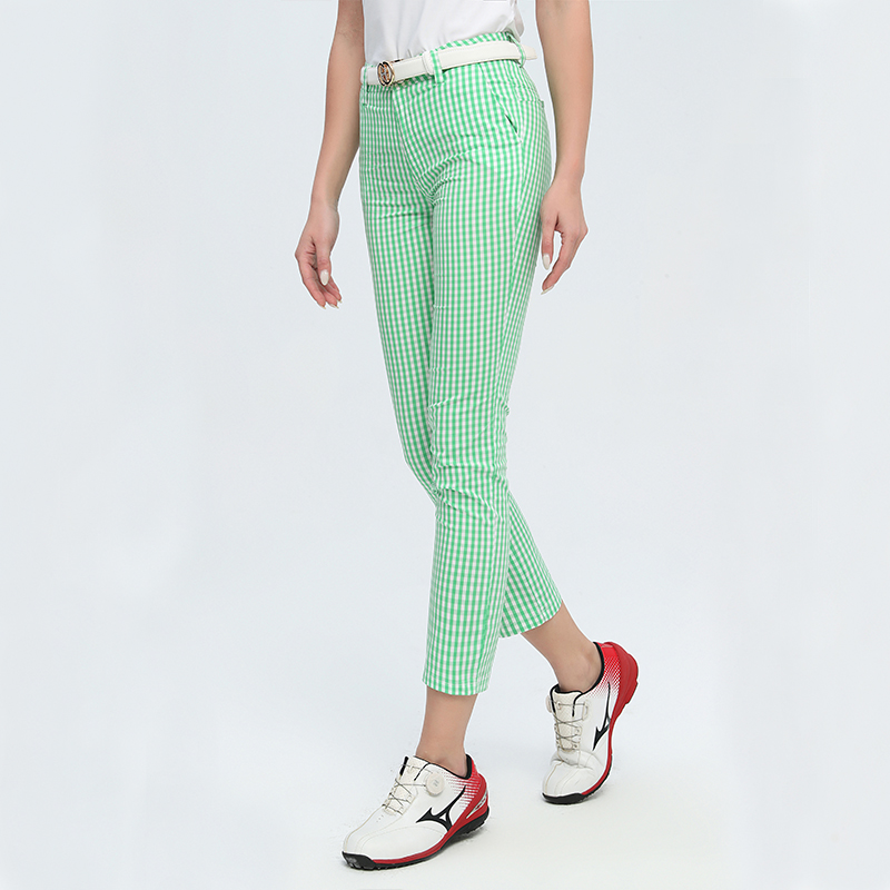 Oclunlc Neue Golf Hosen damen Frühling Sommer Dünne Golf Hosen draussen Sport Gitter Lange Hosen Damen Gerade Gamaschen