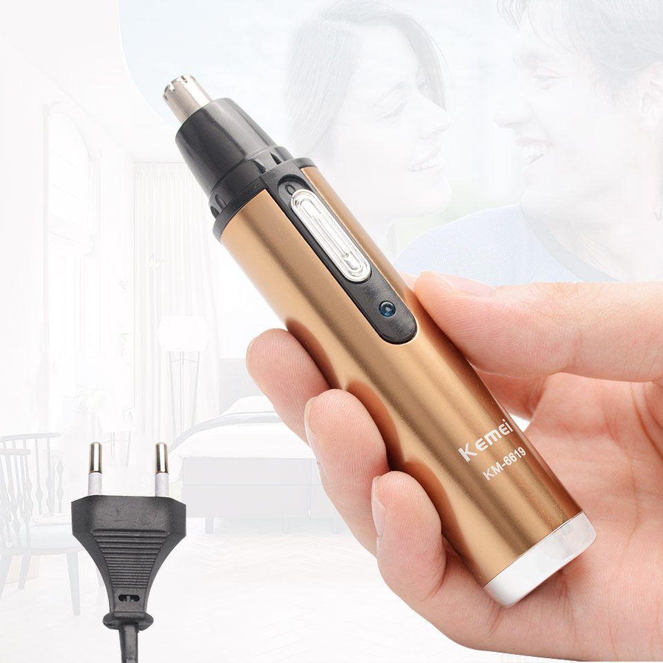Elektrische Neus Tondeuse Oplaadbare Professionele Mode Champagne Kleur Neus Tondeuse Mannen Vrouwen Oor Tondeuse: Default Title