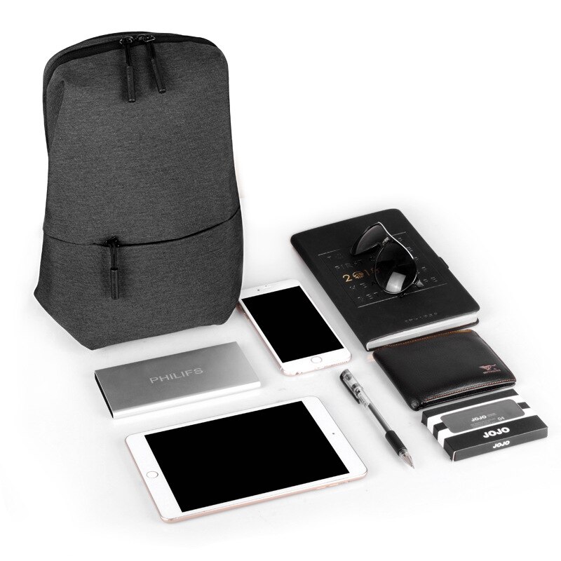 Casual borsttas usb oplaadbare unisex schouder crossbody multifunctionele effen kleur oxford borsttas