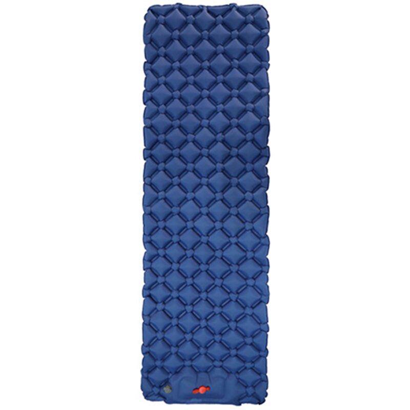 Camping Inflable Air Matras 190*58*5Cm Ingebouwde Voet Inflator Pomp Vouwen Opblaasbare Matras Kamp bed Voor Tent Reizen: deep blue