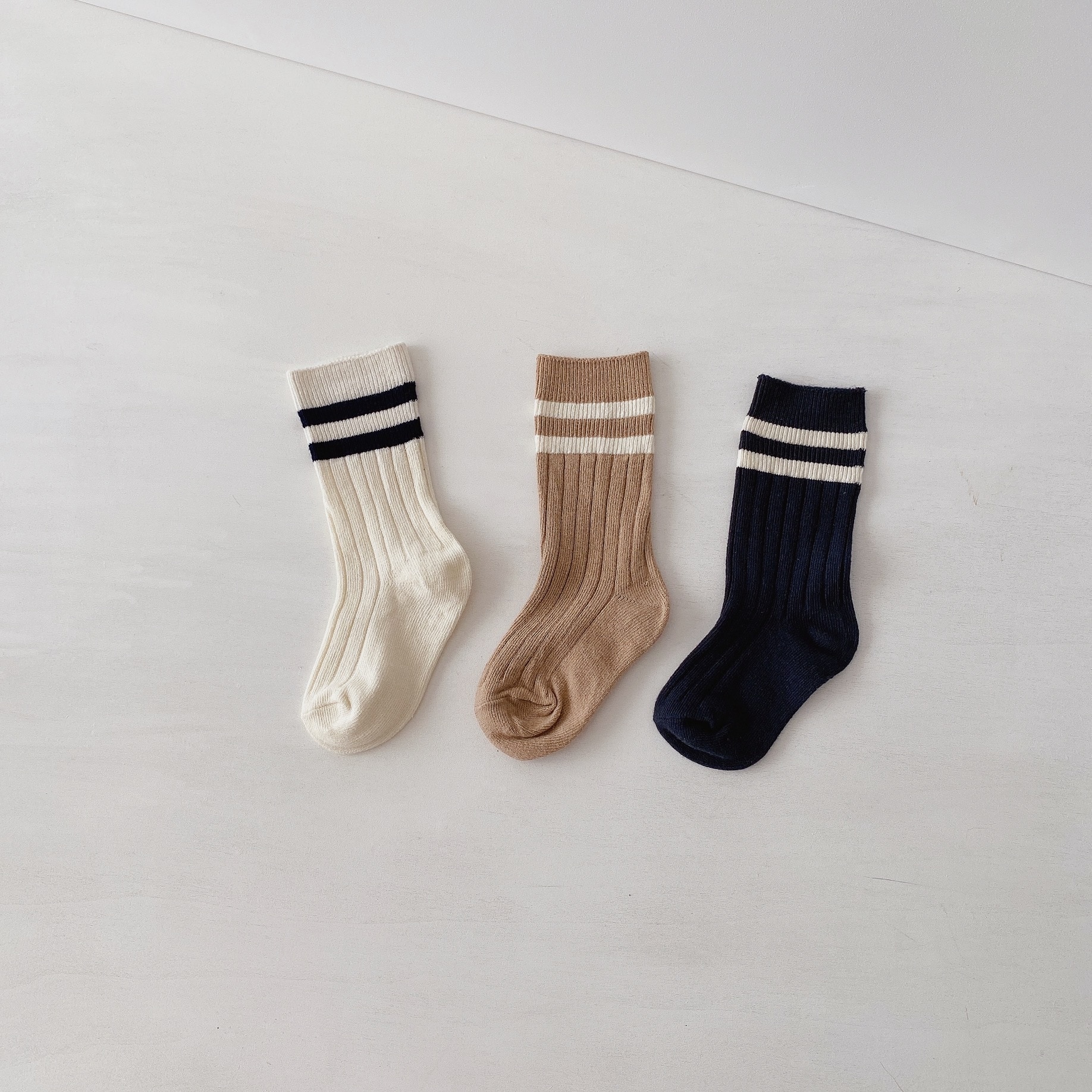 1-9 ans rayures sport Football enfants chaussettes enfant en bas âge bébé coton chaussettes bonbons couleur chauffe mignon garçon fille enfants chaussettes
